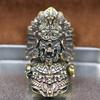 Chief Skull Head Brass Buckle EDC Outdoor DIY Woven Paracord Survival Bracelets Accessories Vintage Umbrella Rope Lanyard Beads