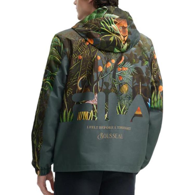 Men's Jacket FILA x LUSUO Heritage Windbreaker Jacket Men's All Over Print