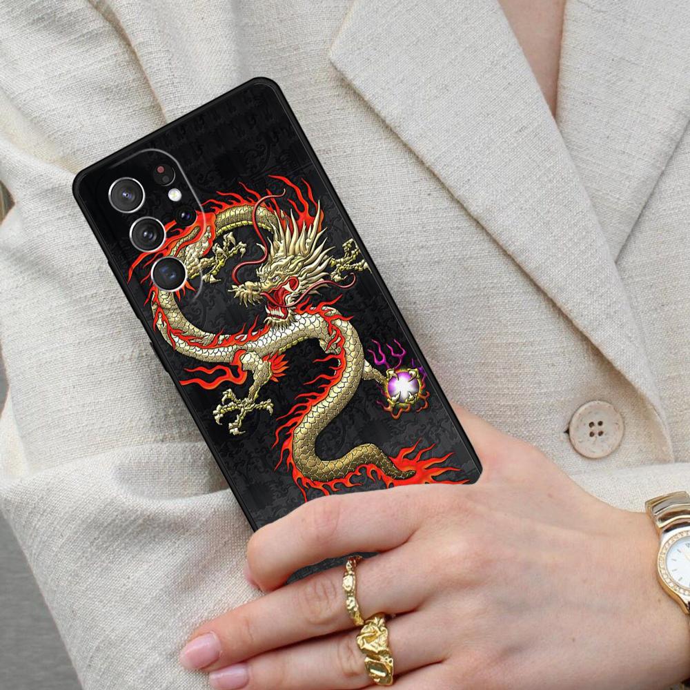 Dragon Cell Phone Case for Samsung Galaxy S26 Ultra S25 S24 S23 S22 S21 S20 Note10 Cover