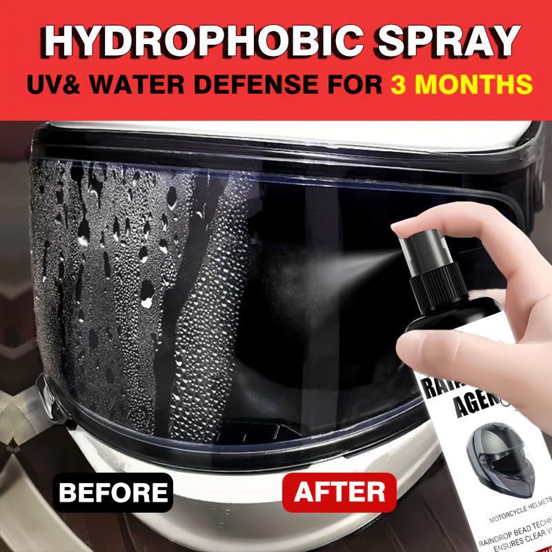 High-Quality Spray Coating for Motorcycle Helmets - Uv Protection Against Water Molecules and Waterproof Treatment, Rain Bead
