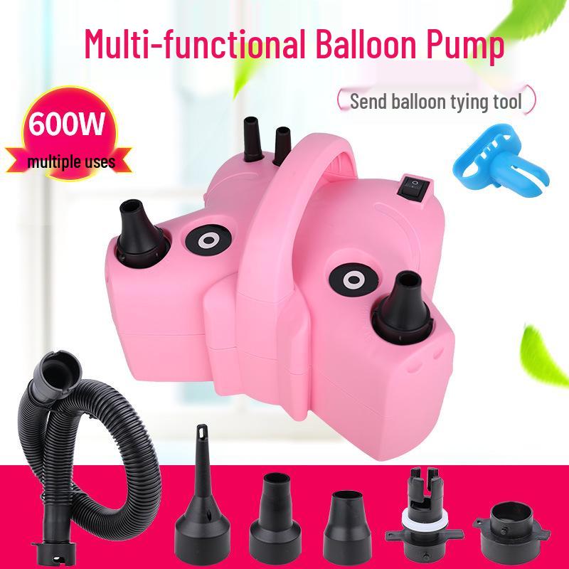 Multi-Functional Dual-Nozzle Electric Balloon Inflator & Deflator