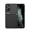 for oneplus 9rt 5g case leather texture car magnetic holder back cover for oneplus9rt one plus 9 rt 9r t plus9rt phone cases