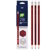 Deli Perforated 2B Pencils - HB Children's Writing & Correction Set
