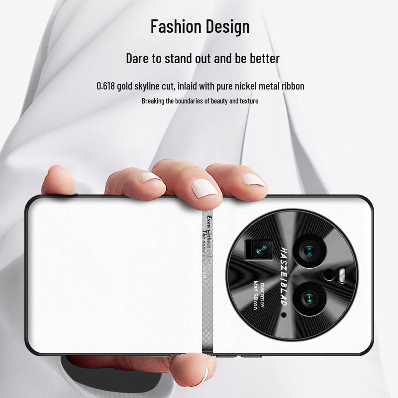 Husă protectoare anti-cădere din piele lichidă pentru telefonul mobil OPPO Find X6 Pro - dintr-o singură bucată, expediată