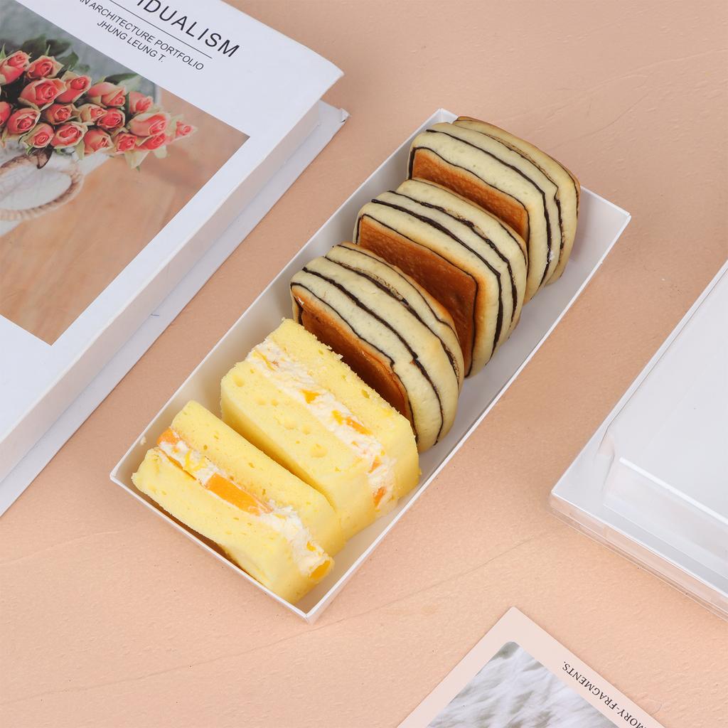 50 stück Kuchen Mit Deckel Box Swiss Roll Kunststoff Halter Individuelle Charcuterie Sna