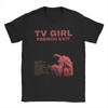 Vintage TV Girl French Exit Music T-Shirts for Men Crew Neck 100% Cotton T Shirt Short Sleeve Tees New Arrival Clothes