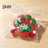 Snowman Squeezing Toy Christmas Stress Relief Toy, Soft Xmas Tree Squeeze Holiday Cat Paw Sensory Fidget Party Favors Portable