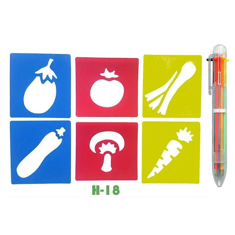 Kids Drawing Stencils Washable Reusable for Cartoon Themed Shape Template For Kid Toddlers Preschool Template Painting TMZ