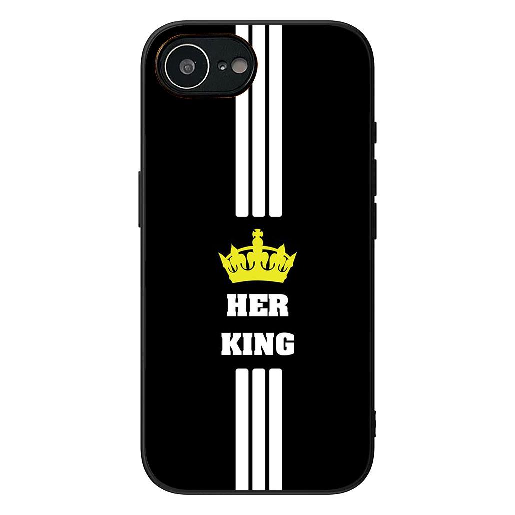 

Star Dark Red Heart Love Crown Queen Princess Phone Case for Apple iPhone 16 17 Air 14 15 Pro Max Plus 16+ 16E 14+ ProMax Cover iPhone 16 Pro