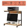 2-Tier Computer Monitor Riser Printer Stand Storage Shelf Monitor Stand for Printer Desktop Computer Laptops and Monitor