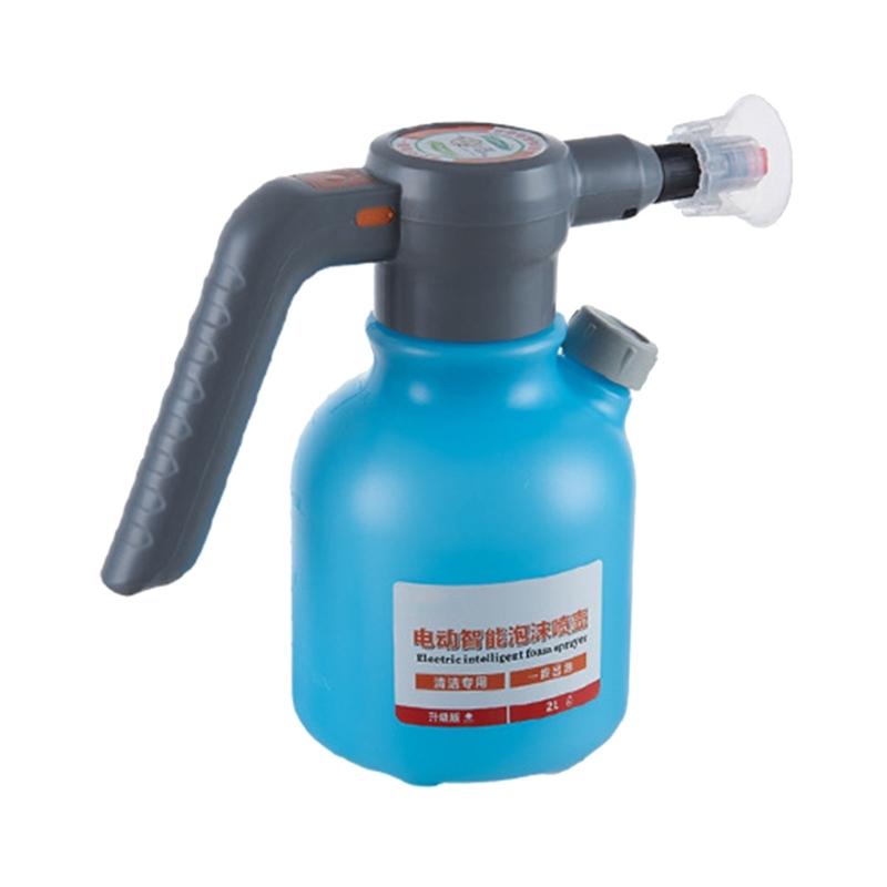 

Powerful Electric Liquid Dispenser With 2600mAh Battery And 2L Capacity For Vehicle Washing Home Cleaning And Pet Care синій