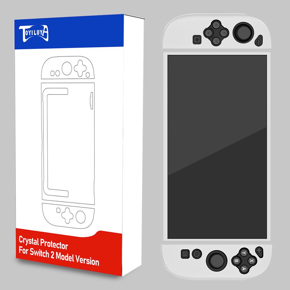 Split Soft Silicone Cover Rubber Case Protective Skin Protection Shell Rubber Case for N Switch 2 2025 NS2 Game Console