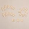 Milk whirring goose yellow medium and long European square nail art piece fake nail finished product removable solid color nail art piece