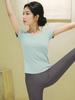 Women's Yoga Set: 2026 Slimming Short Sleeve Pilates Top