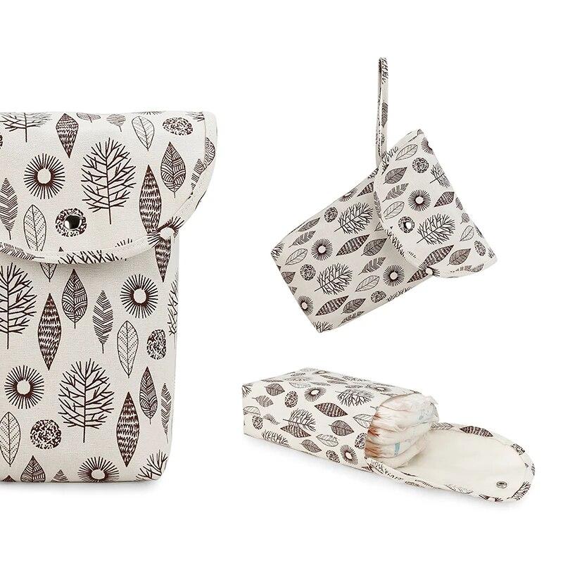 Baby Diapers Storage Bag Baby Diaper Bag Travel Portable Bag Baby Car Cute Pattern Large-Capacity Storage Hanging Bags Portable