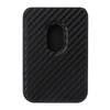 Para Capa iPhone 15 Pro com Porta-Cartões Magnético Removível Textura Fibra de Carbono Capa de Telefone
