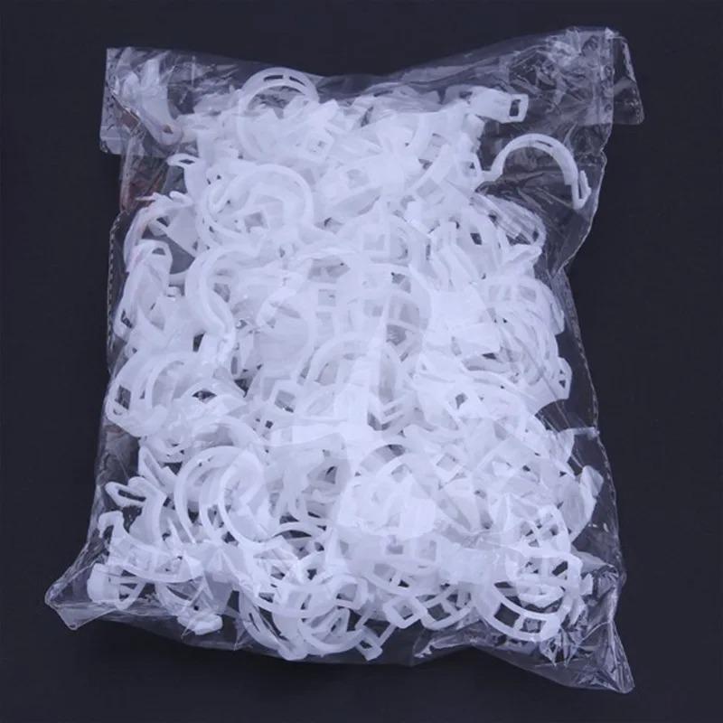 50pcs Tomato Clips Plastic Trellis Clips Plant Support Clipsfor Support, Grape Vine, Tomato Vine, Vegetables Plants Garden Clips