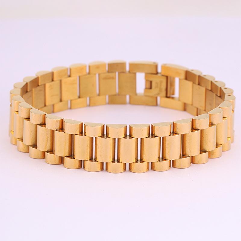 Präzisions-Edelstahlarmband verschiedene Marken breite Version Herren-Gentleman-Armband Schmuck