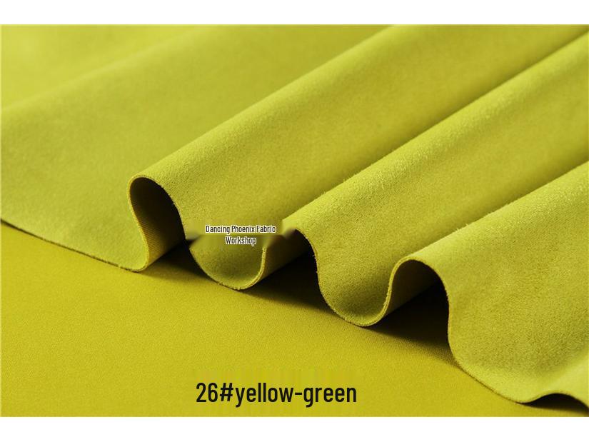 Luxury Snowflake Velvet Suede Air Layer Fabric - Thick, Stretchy, Soft, Delicate Knit