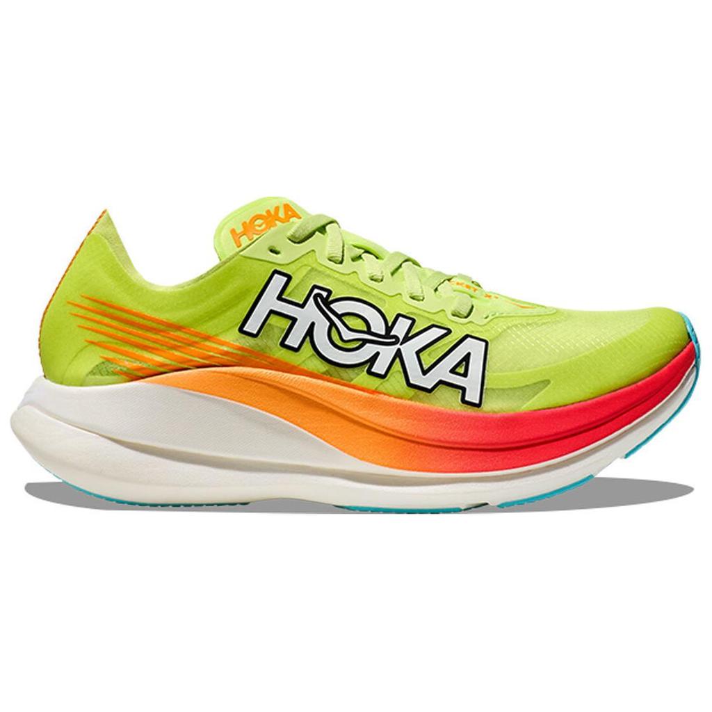 HOKA Rocket X 2 Lettuce Solar Flare Unisex Sneakers Grün 1127927-LCS