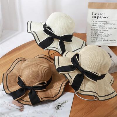 Summer Straw Hat Beach Hat Lightweight And Breathable Sun Hat For Beach Vacation Sun Protection Travel Wear Matching Accessories