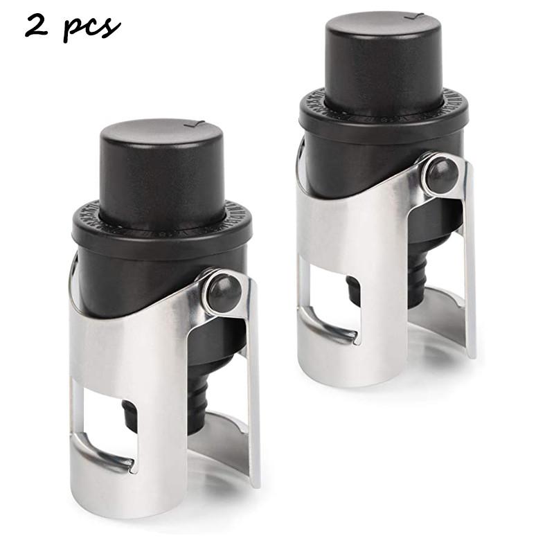 Champagnerverschlüsse, Flaschenverschluss für Champagner, Cava, Prosecco und Schaumwein, auslaufsichere Champagnerverschlüsse