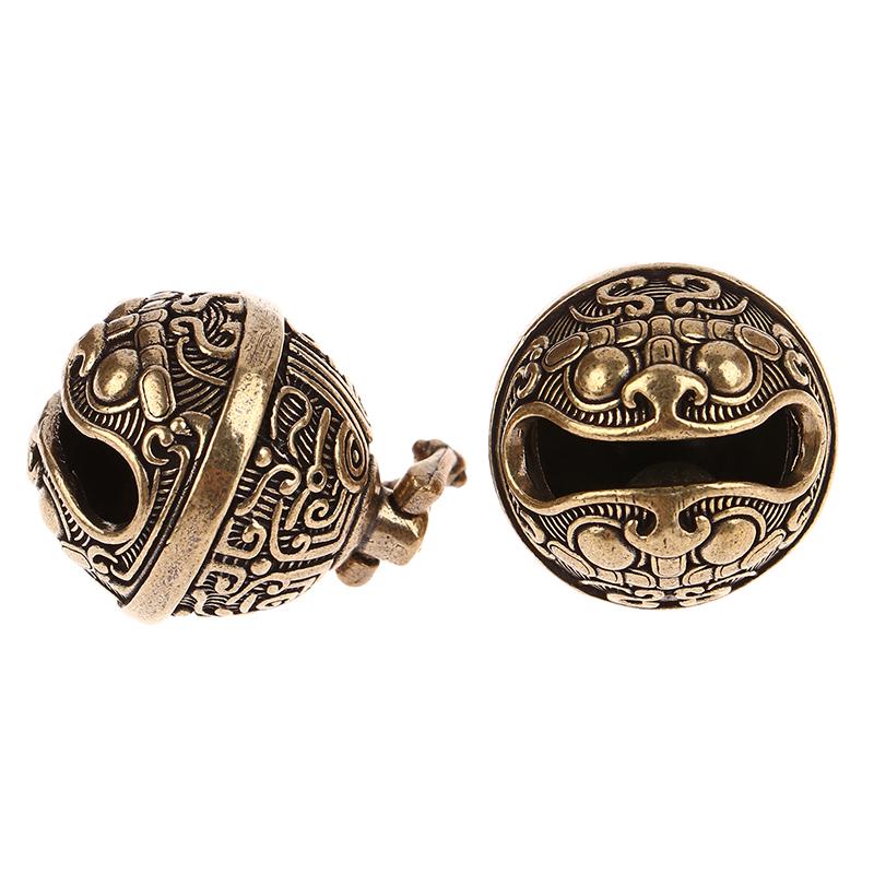 Lucky Brass Handicraft Die Casting Drop Bell Key Car Button Wind Bell Sect Bronze Bell Creative Gift