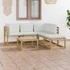 Day and Night - Day and Night 6-piece Garden Furniture Set with Cream Cushions