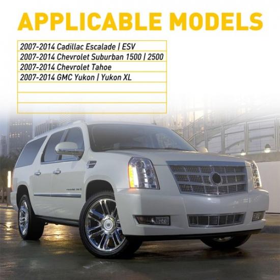 AUXITO License LED Plate Tag Lamp Light Fit Chevy 07-14 1500 Suburban 2500 Tahoe