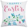 Home Decoration Easter Pillowcase Cute Rabbit Egg Print Pillowcase Living Room Sofa Cushion Cover Bedroom Room Decoration