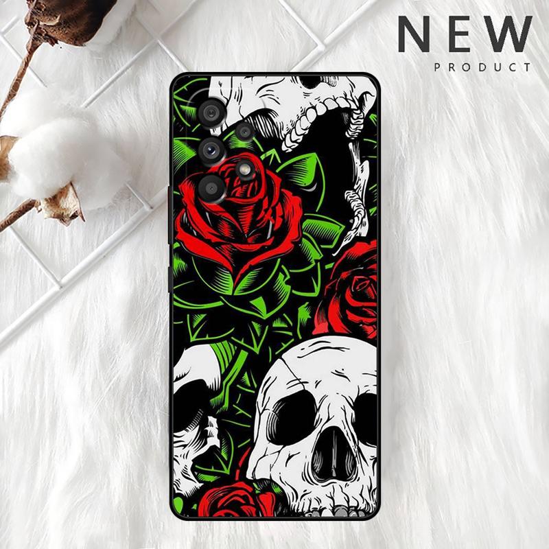 Grim Reaper Skull Skelet Case For Samsung Galaxy A54 A52 A14 5G A53 A12 A13 A71 A23 A34 A33 A21s Phone Cover