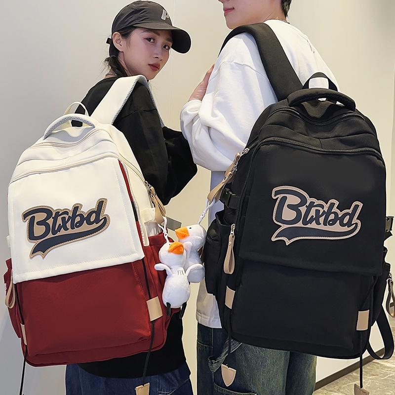 Children Elementary School Students Girls Junior High School Boys Burgundy Backpack High School Students Backpack