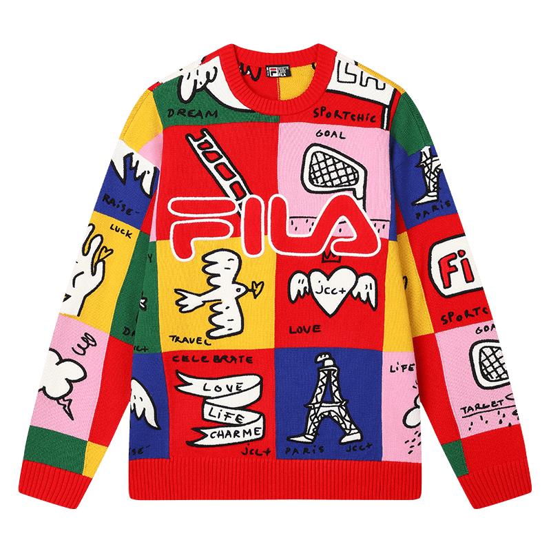 FILA Lunar New Year Graphic Knit Sweater XL