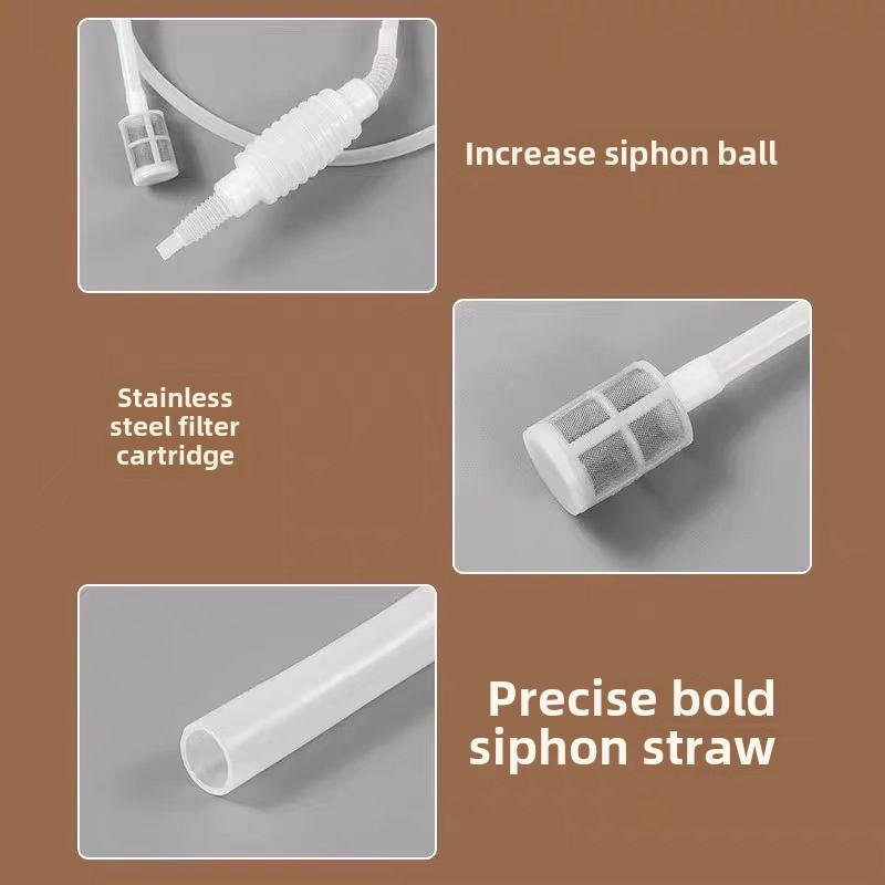 Sauggerät für den Heimgebrauch, Automatisches Getränke-Sauggerät, Automatischer Getränkespender, Praktisch und Bequem, Transparentes Plastik