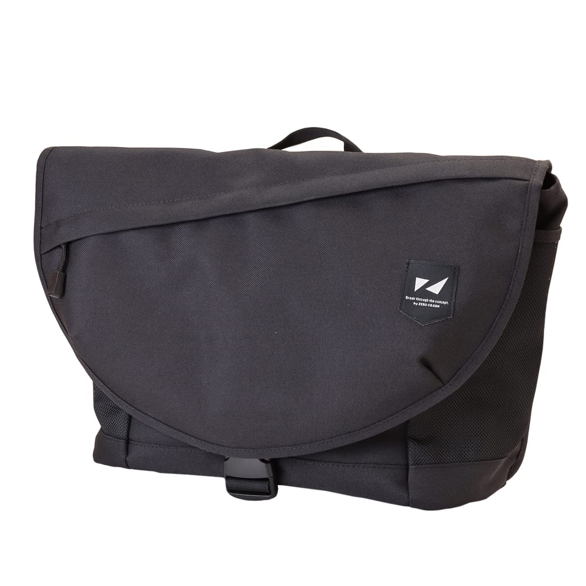 

ZERO CRASH Men s A4 Messenger Bag, Large Capacity, Water-Repellent, Lightweight, Crossbody Shoulder Bag [12-1709K] (Black)