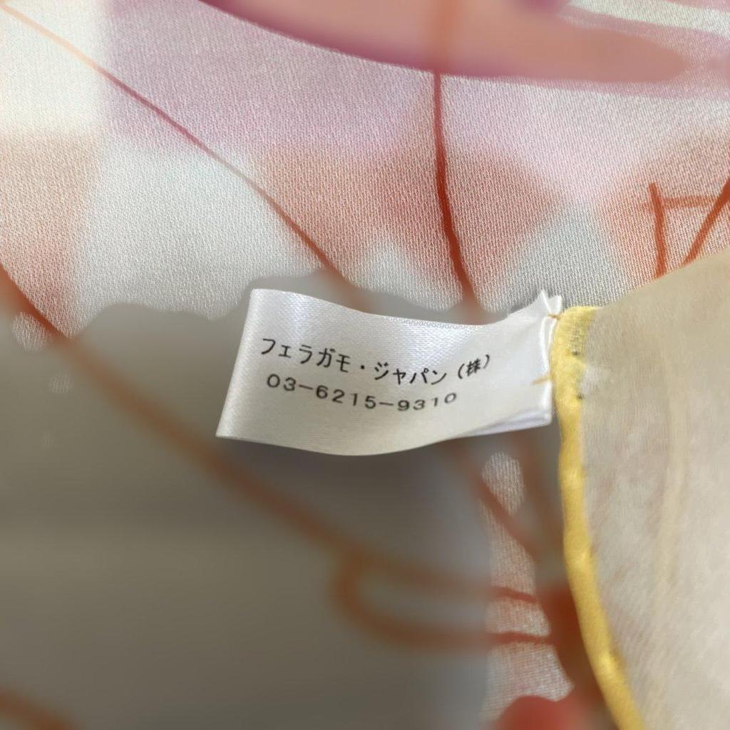 Used Salvatore Ferragamo Floral Scarf