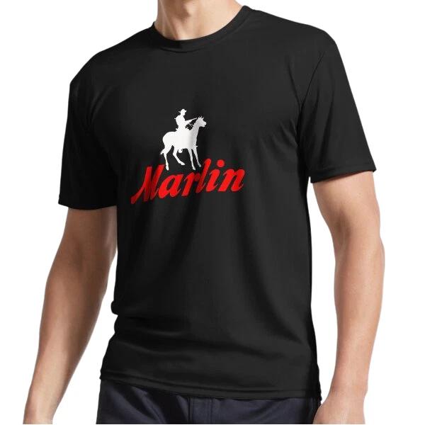 NewMarlin Essential T-Shirt Active Logo T-Shirt Funny Size S to 5XL M