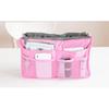 Storage Bag - ANKKO - Organizer - Flexible - Zipped - Pink
