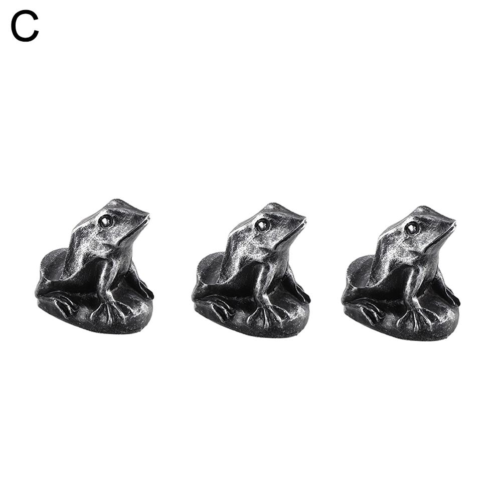 Plant Pot Feet Set of 3, Tortoise/Dog/Frog/Cat Resin Craft Pot Decorative Feet, Small 5.5cm Animal Statue Pot Base Planter Riser