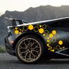 52pcs Honeycomb Auto Vinyl Decals Large and Small Combination Hexagonal Stickers DIY Car Body Cool Styling Open Style Decoration