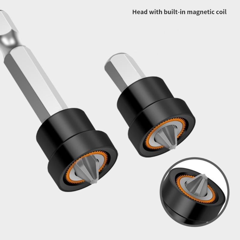 Magnetic Positioning Screwdriver Bit Head Woodworking Drywall Screw Driver Drill Bit for Drywall Plasterboard Enduring