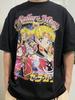 Sailor Moon Water Ice Moon T-Shirt, Vintage Anime Vintage American Style Short Sleeve Hip Hop Street