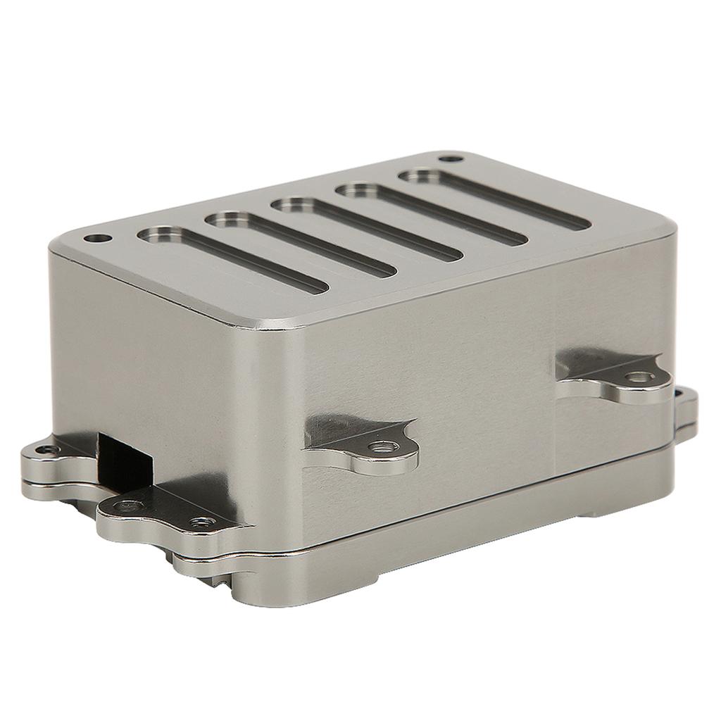 Metal Receiver Box ESC Box Upgrade Parts Fit for SCX10 1 10 RC Crawler Car