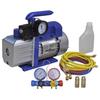 VidaXL Single-Stage Vacuum Pump and 4-Way Manifolds