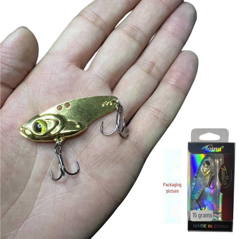 

Тонкая металлическая микроподдельная приманка VIB: Бионическая приманка с блестками 5g