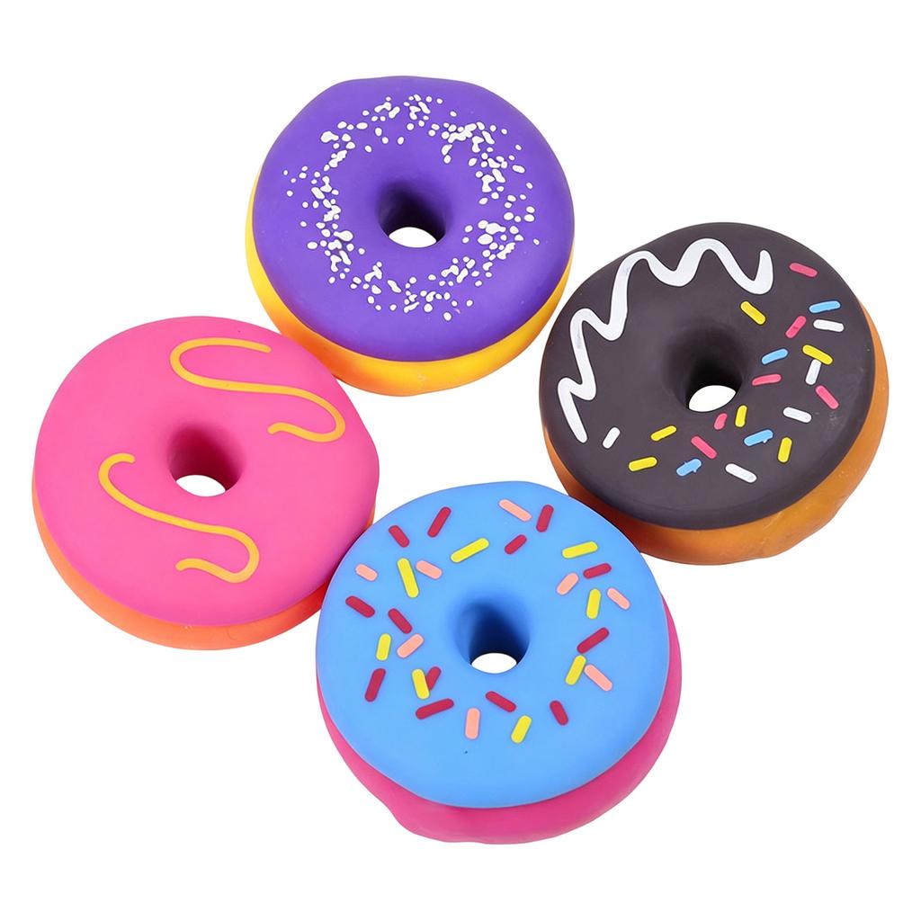 Donut-Form Slow Rising Quetschspielzeug Weicher PU-Schaum Stressabbau Handgehaltenes sensorisches Spielzeug für Zuhause Büro Schule Dekoration