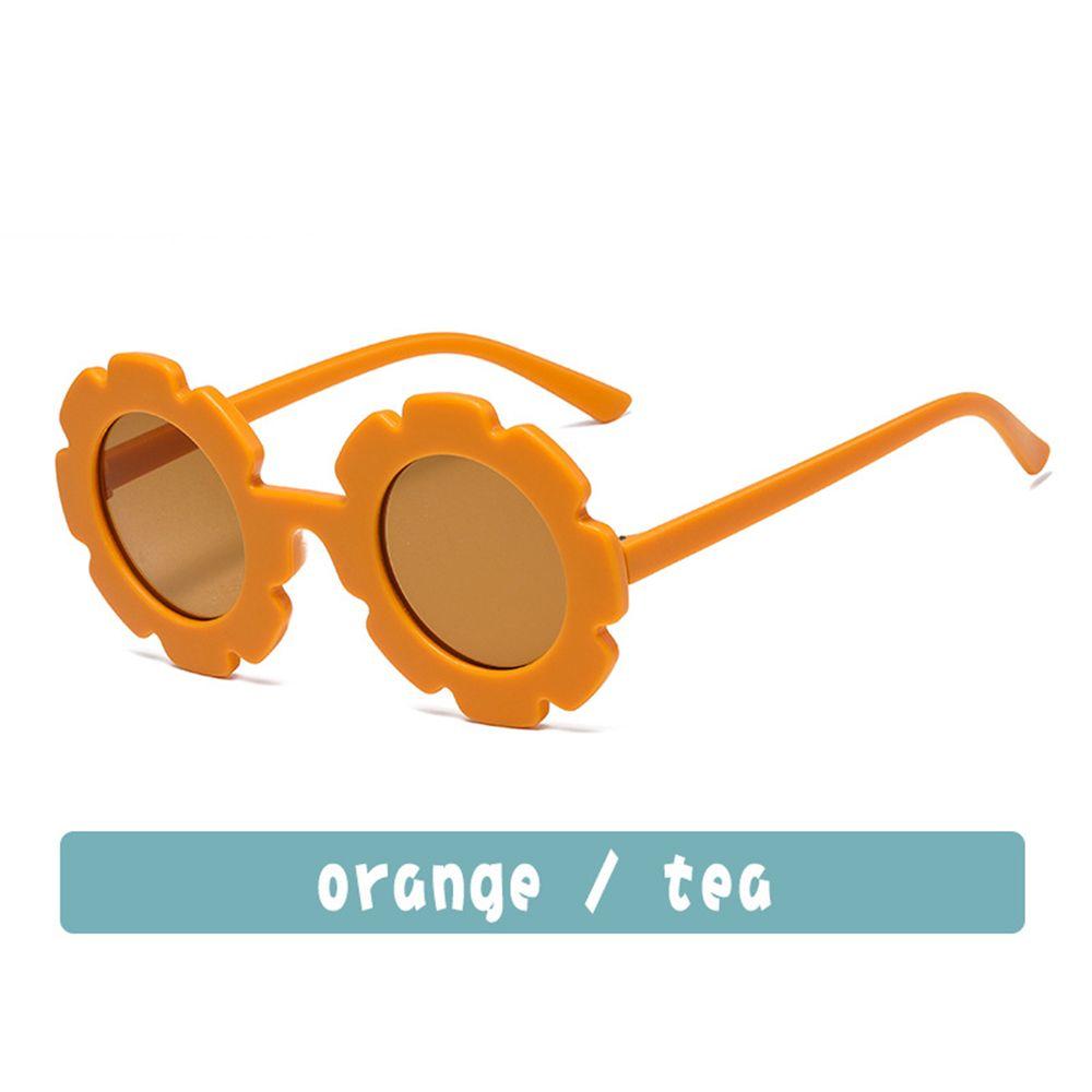 Boys And Girls Trend Outdoor Product Eyewear Vintage Children Sunglasses Sun Glasses Flower Shape