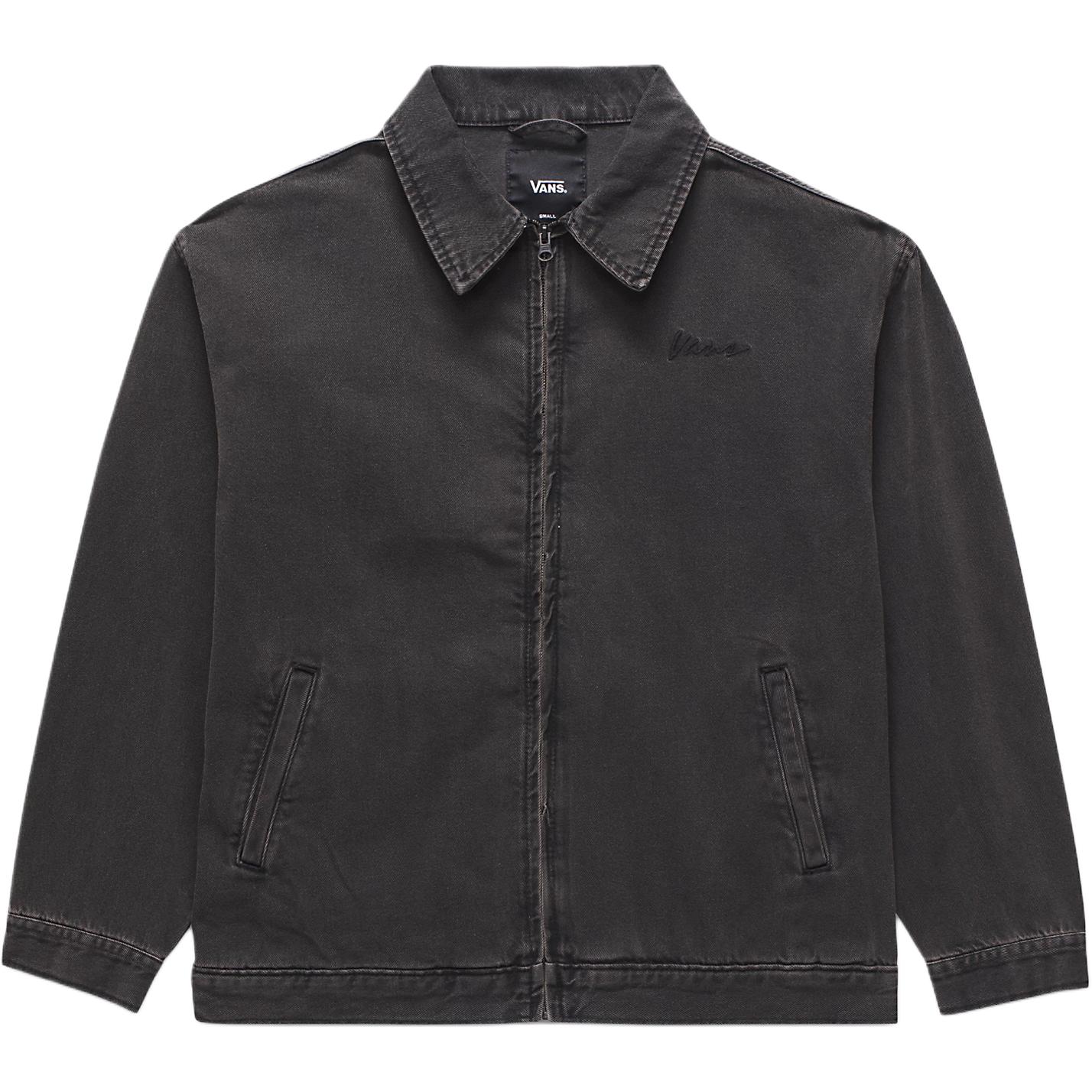 

New Vans SS25 Denim Jacket Women s Black VN000MASEMQ M