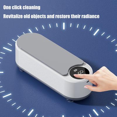 Ultrasonic Cleaning Machine Portable Jewelry Cleaner For Home Use Eyeglass Cleaning Machine Multifunctional Glasses Cleaner