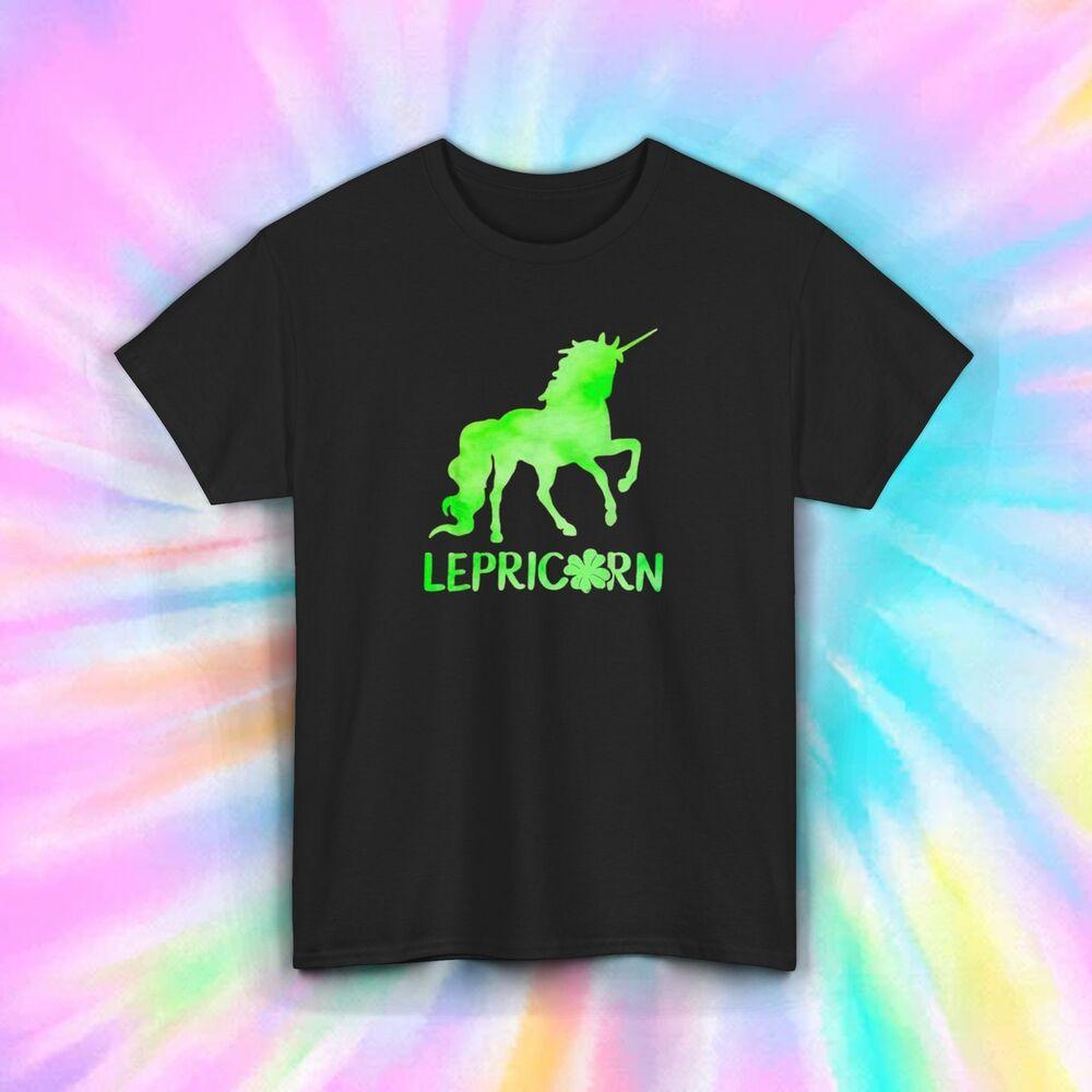 

Lepricorn T-Shirt S-5XL Funny St. Patrick s Day Unicorn Irish Humor Graphic Tee 4XL